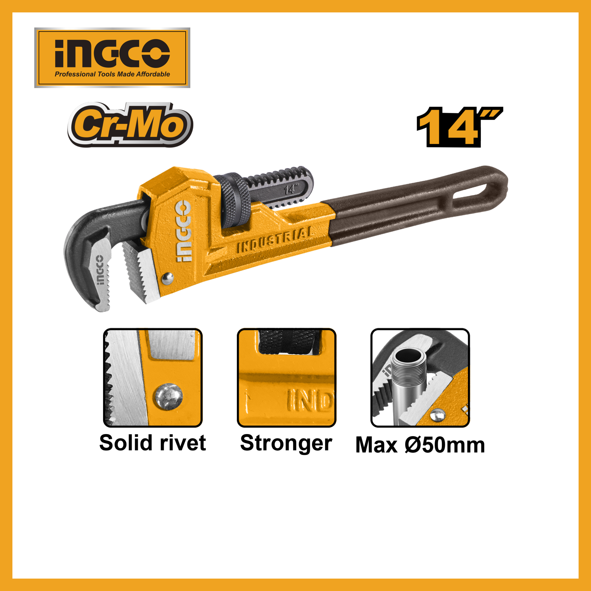 Pipe Wrench 14" Ingco hpw0814